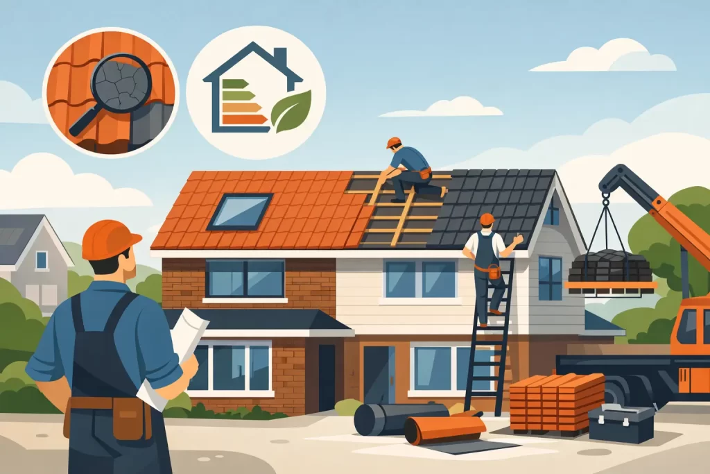 Dakrenovatie jaren 70 woning: waar let u op?