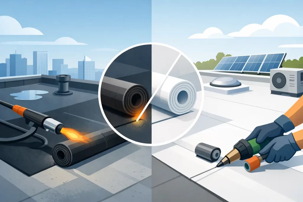 Bitumen of pvc dak: wat is de beste keuze?