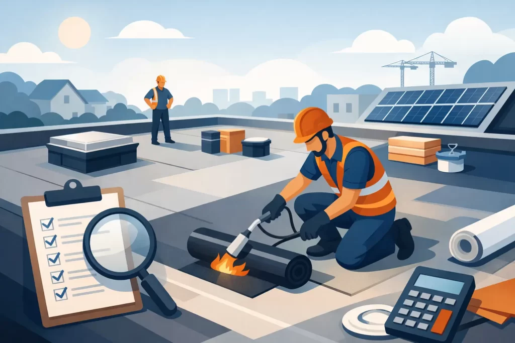 Offerte nieuw plat dak: waar let u op?