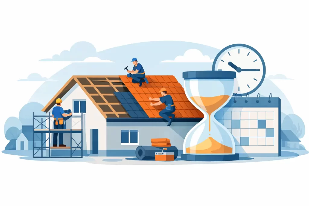 Hoe lang duurt dakrenovatie? Dit bepaalt de duur