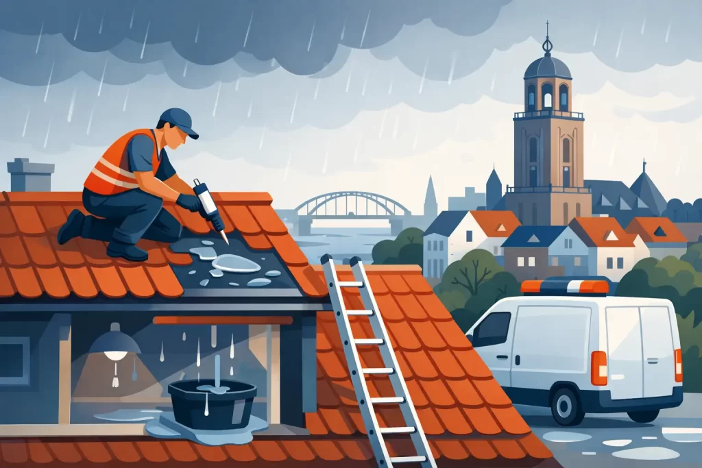 Daklekkage spoed reparatie in Deventer nodig?
