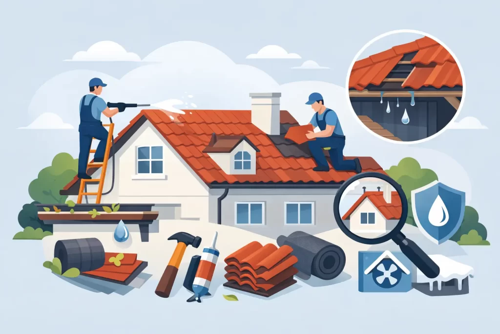 Wat valt onder dakonderhoud van uw woning?